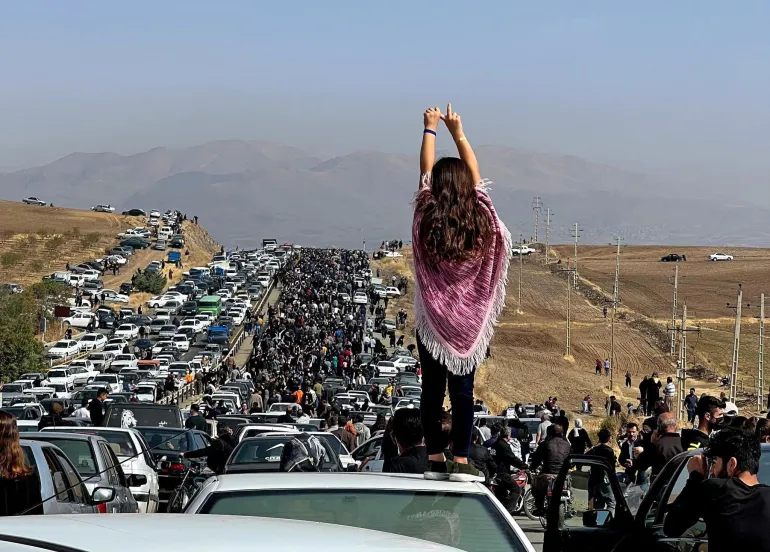 Image de femmes voilées manifestant