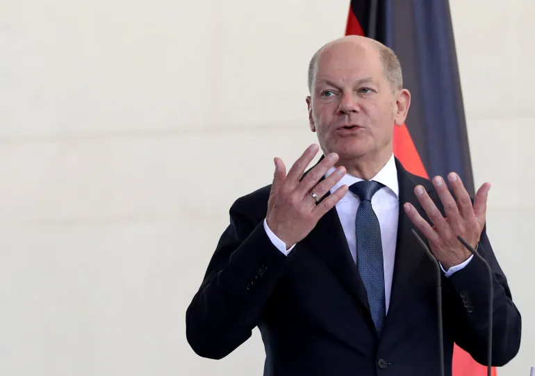 Olaf Scholz - Rencontre avec Volodymyr Zelenskyy en Allemagne
