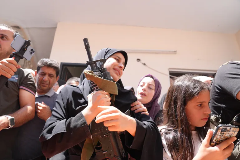 Famille palestinienne à Tulkarem