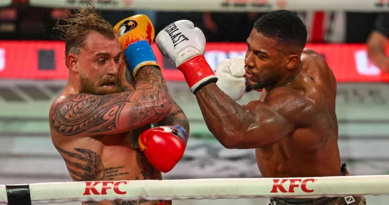 Anthony Joshua met KO Jake Paul au 6e round à Miami