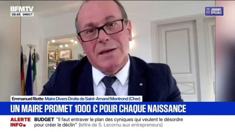 Saint-Amand-Montrond: maire offre 1 000 € pour accoucher dans sa commune