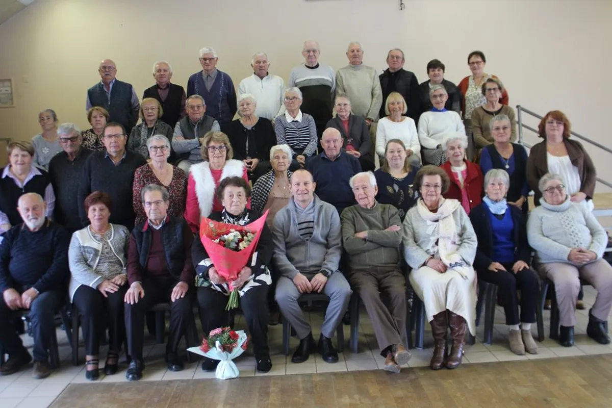 Repas des aînés de Rongères lors du repas de fin d’année