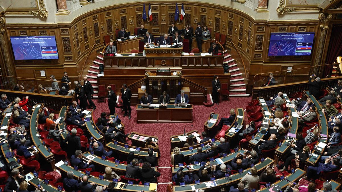 Vue générale du Sénat lors du vote sur le non-remplacement