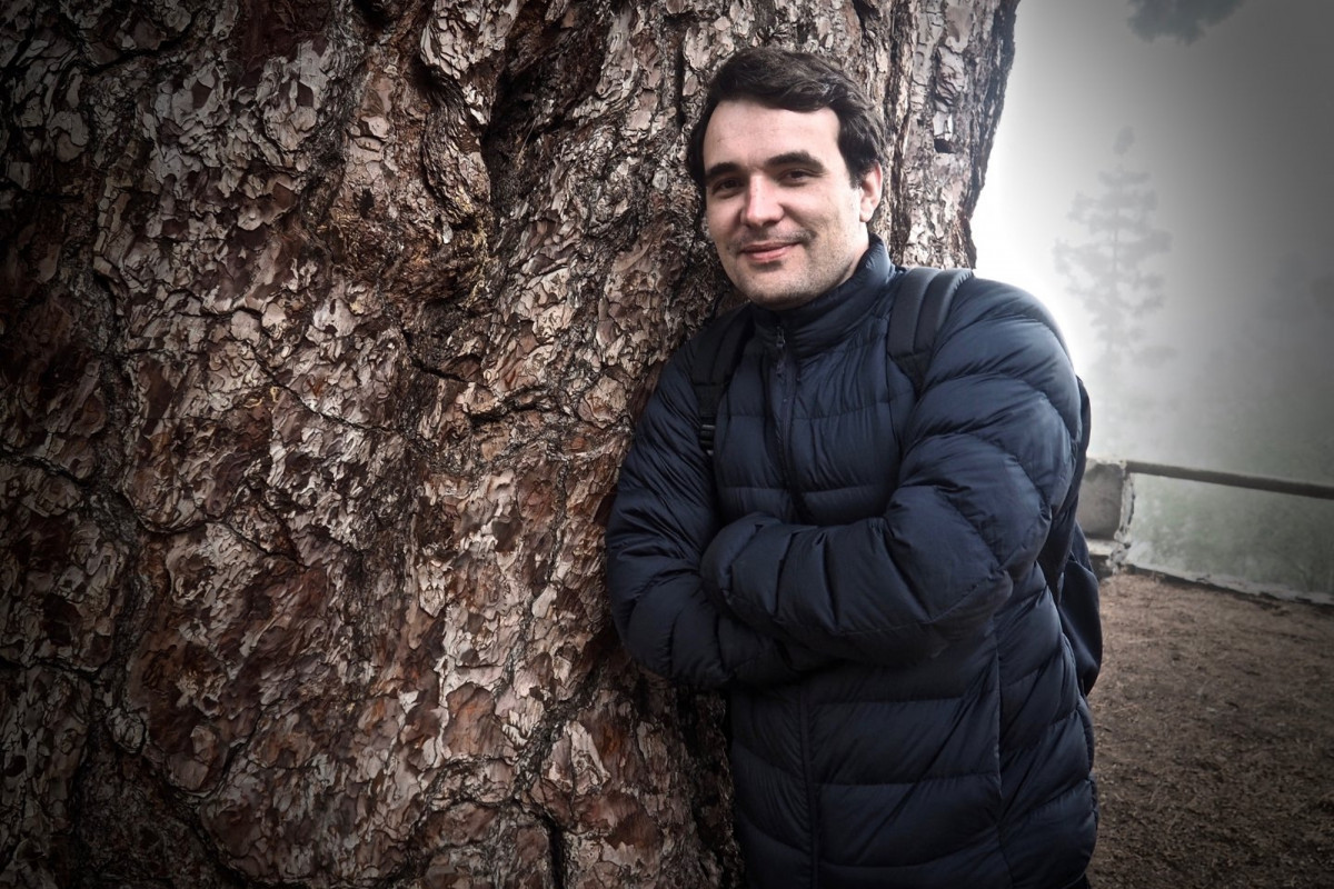 Christophe Gleizes lors d'un procès en Algérie