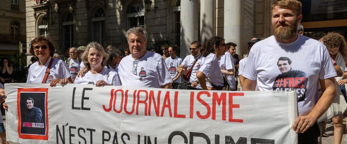 Christophe Gleizes en audience en Algérie