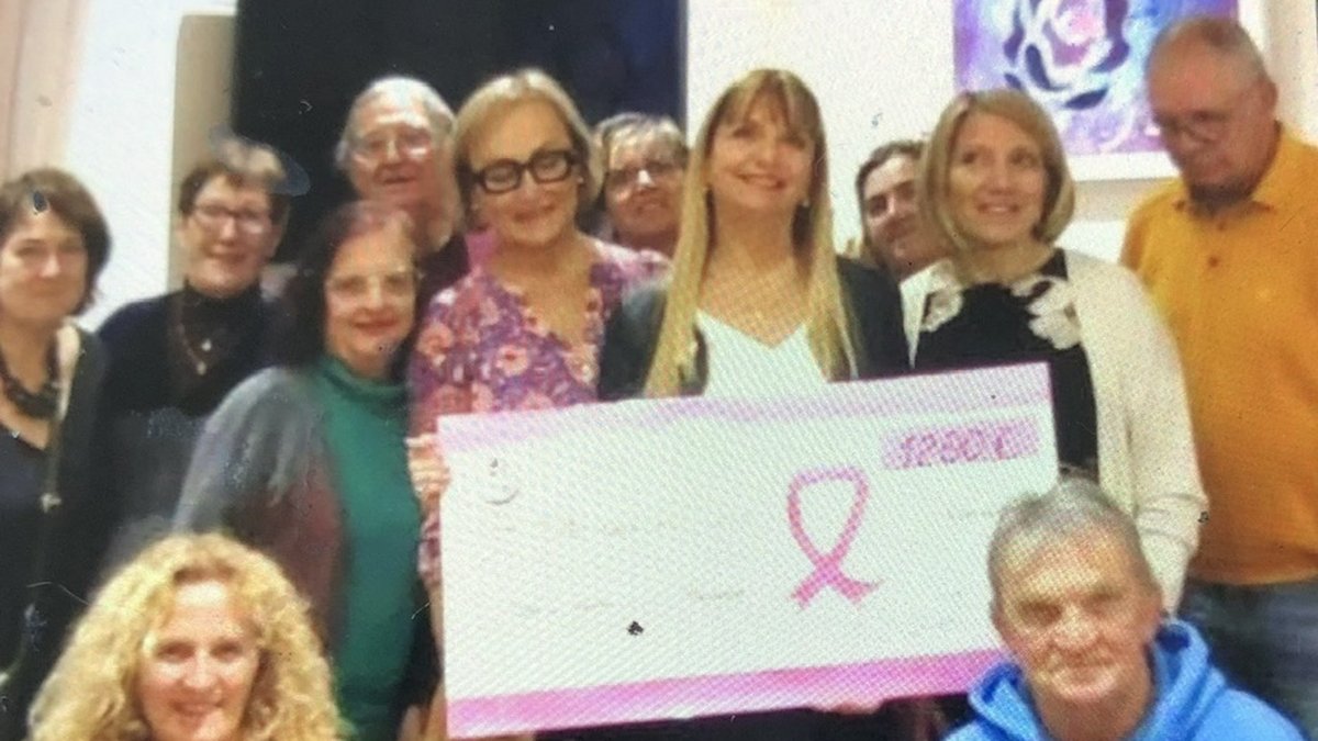 Donateurs lors d’une visite à la Maison Rose et Olivier