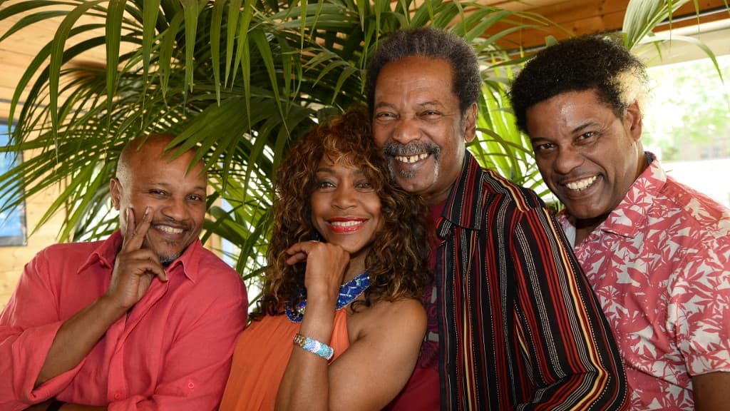 Quatre membres de La Compagnie Créole en 2015 à Paris