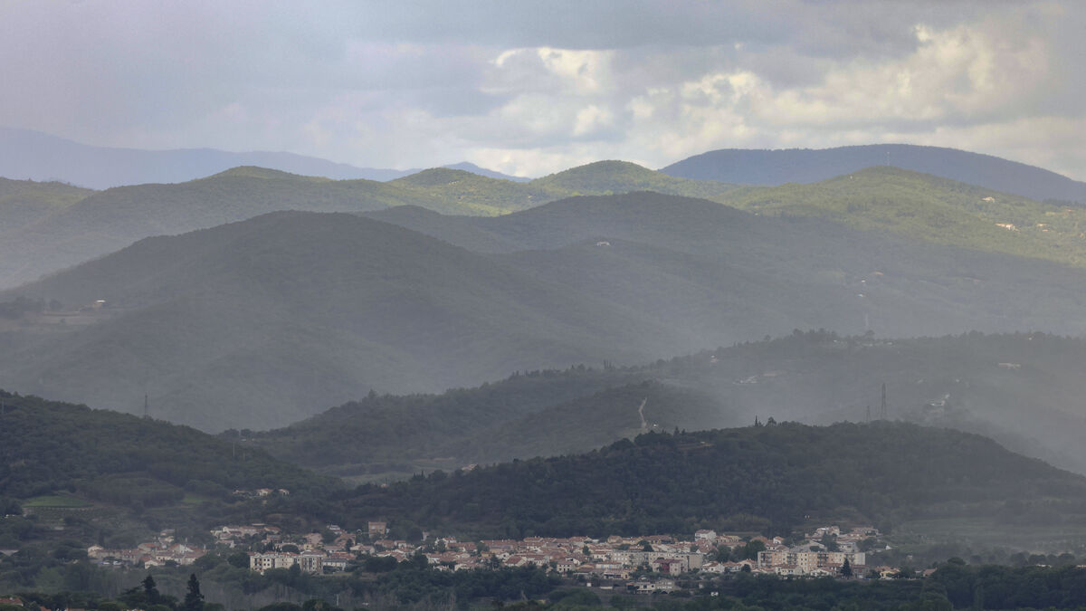 Vue générale des secours sur le site
