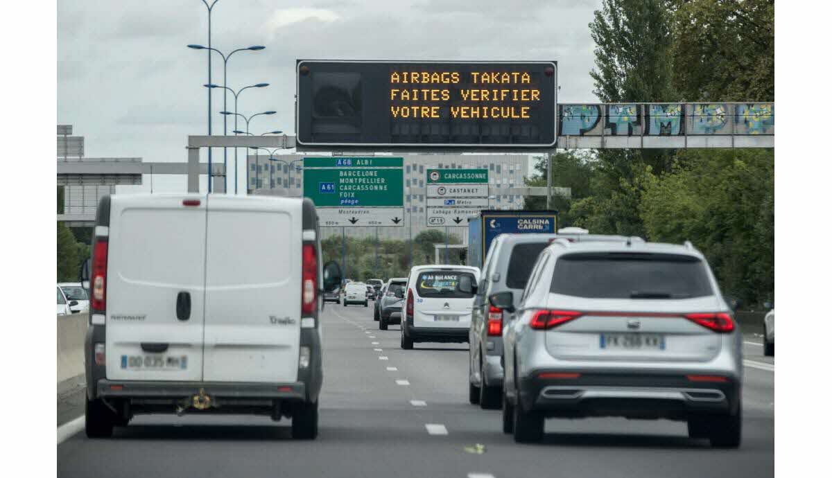 Airbags Takata défectueux dans les véhicules