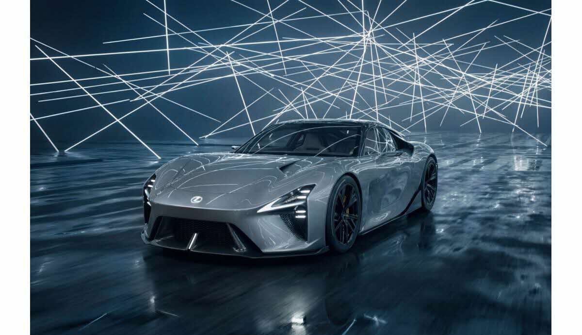 Vue d'ensemble du Lexus LFA Concept électrique