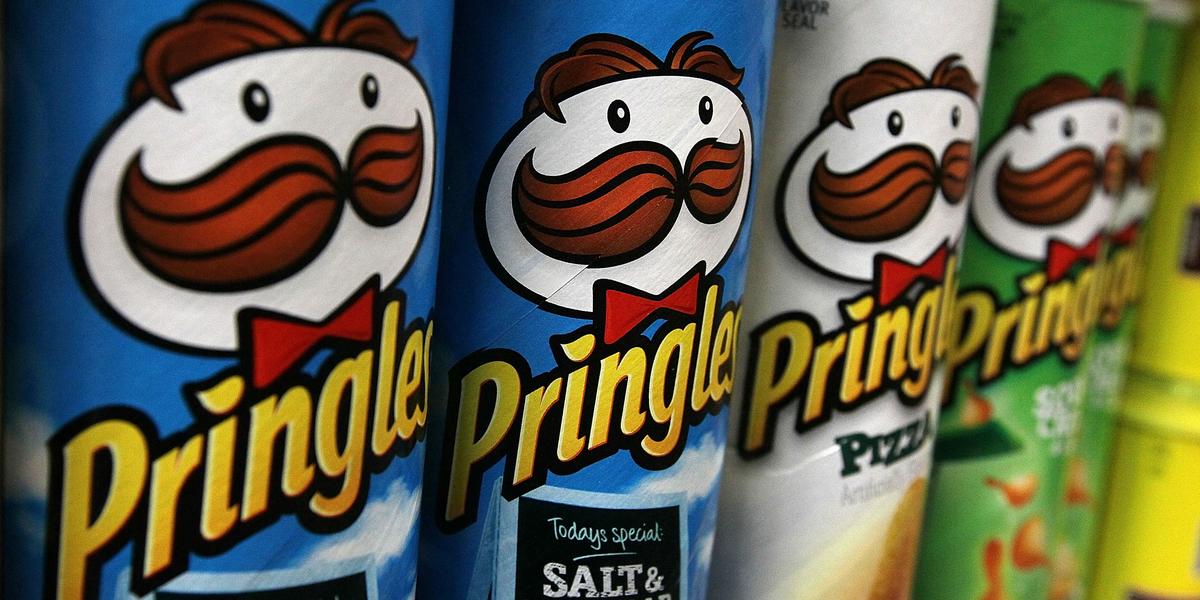 Paquet Pringles et produits Kellogg's