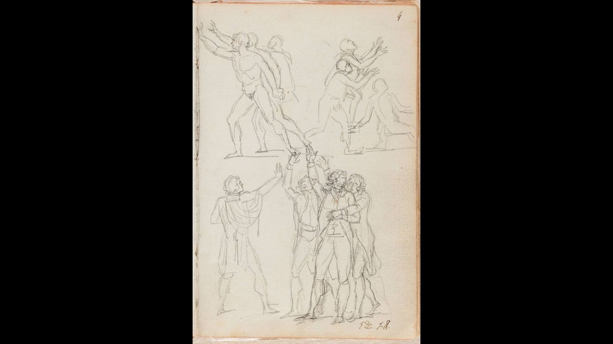 Esquisses de Jacques-Louis David spoliées par les nazis