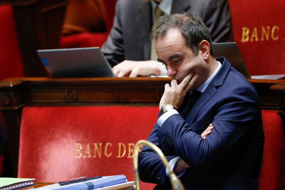 Sébastien Lecornu à l’Assemblée nationale lors du vote