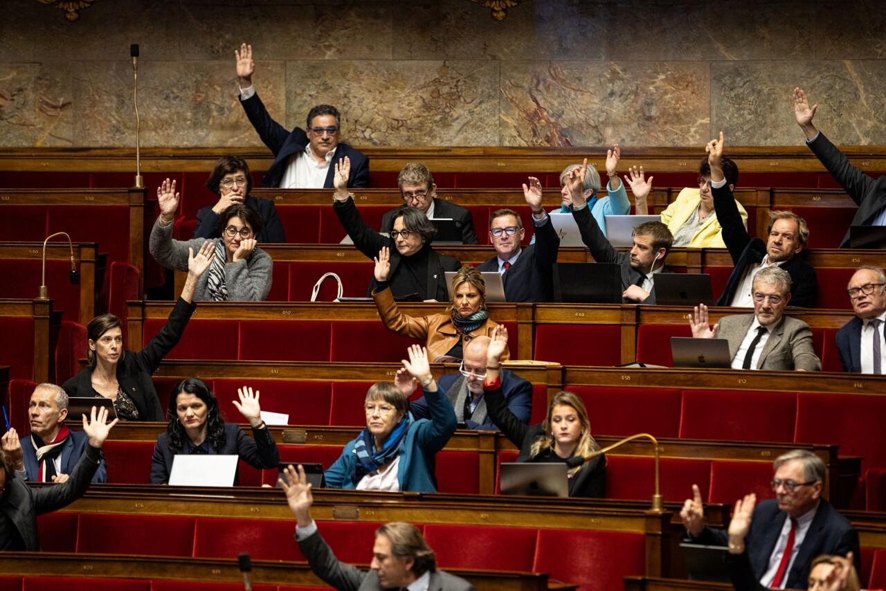 Assemblée nationale lors du vote budgétaire sur la Sécurité sociale