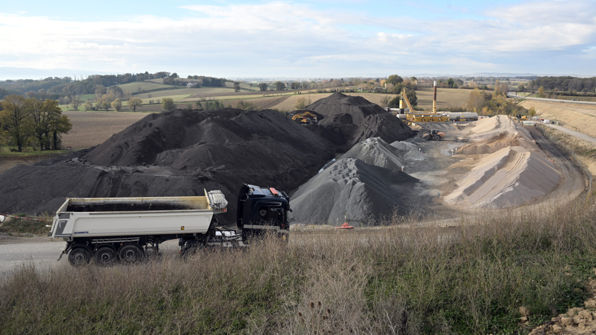 Plan et localisation Castres-Toulouse sur l’A69