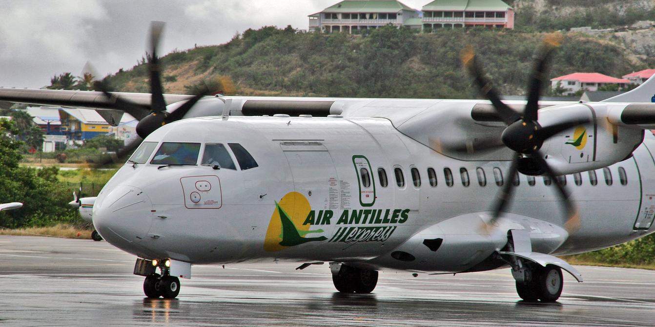 Photo aérienne liée à Air Antilles et sécurité aérienne