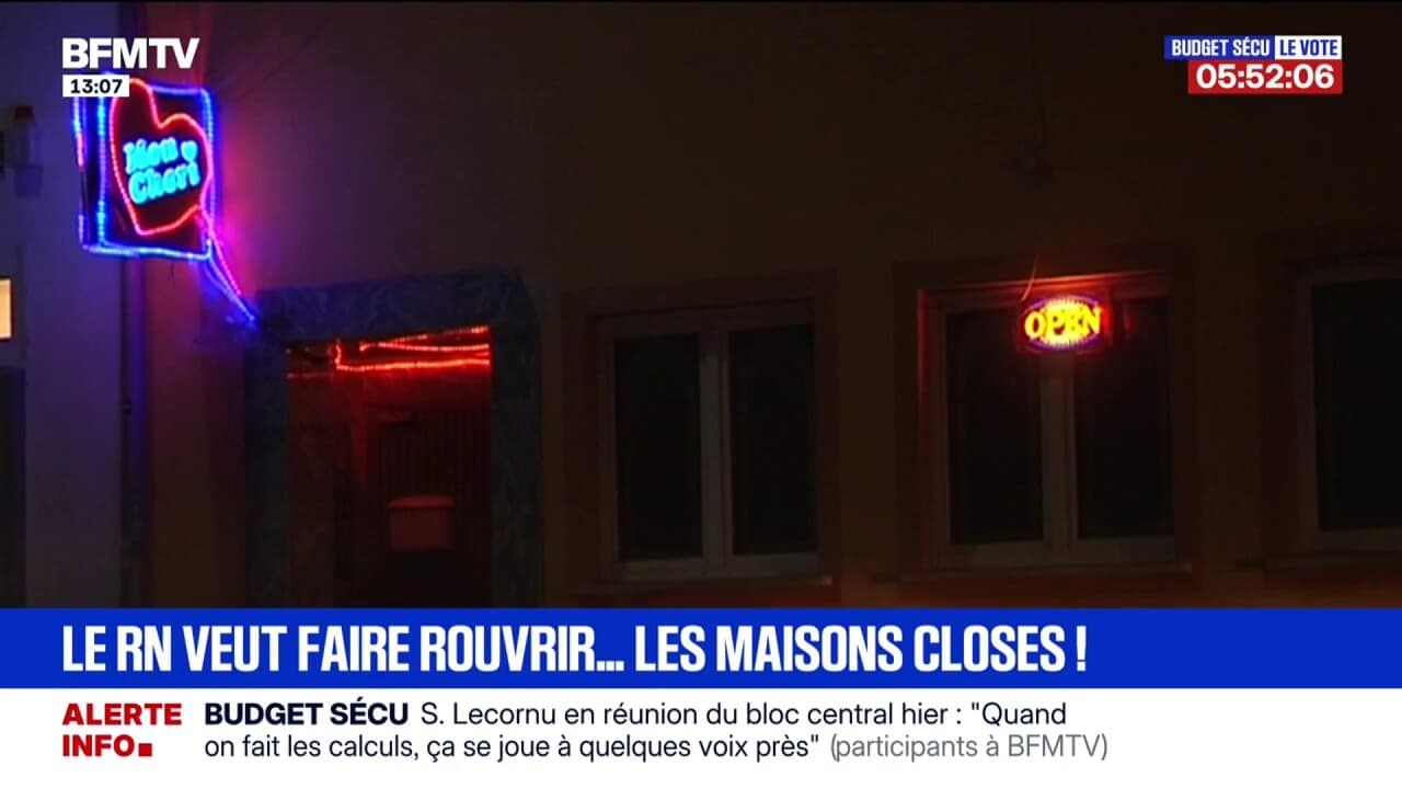 Proposition de loi RN sur maisons closes coopérative