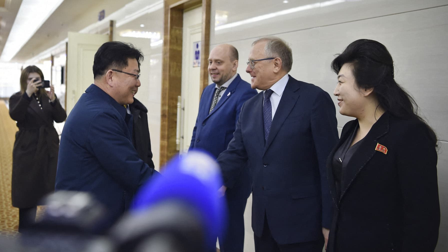 Ambassadeur russe Alexandre Matsegora en Corée du Nord