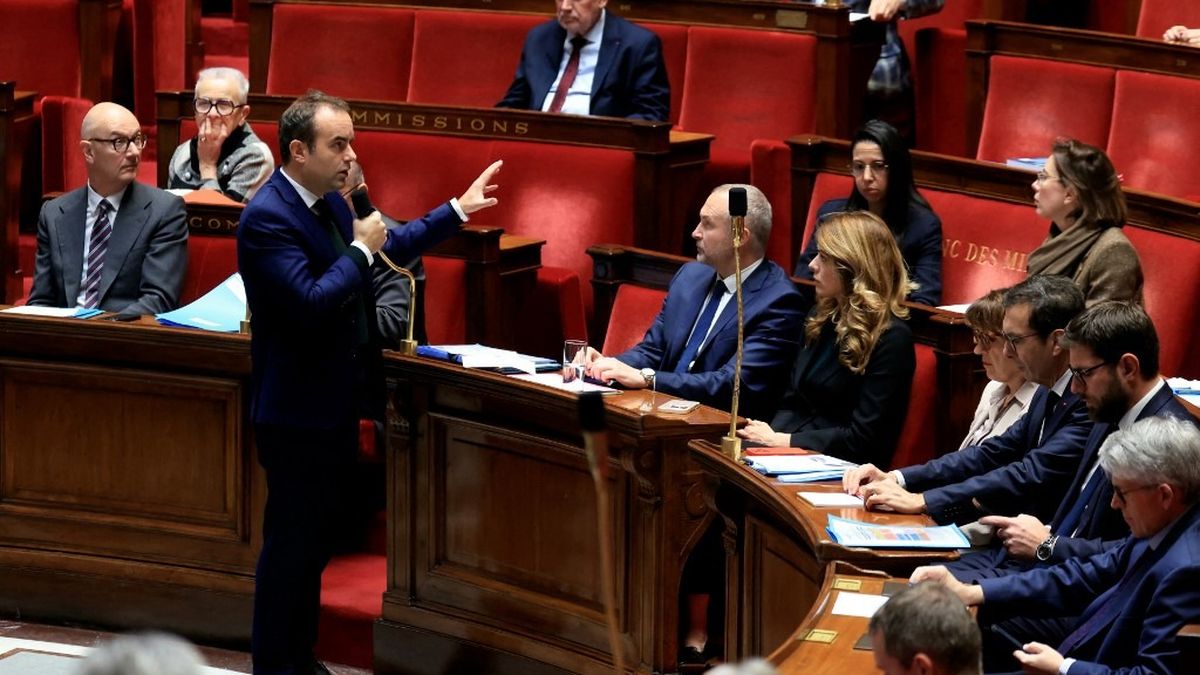 Vue générale du Parlement pendant le vote PLFSS 2026