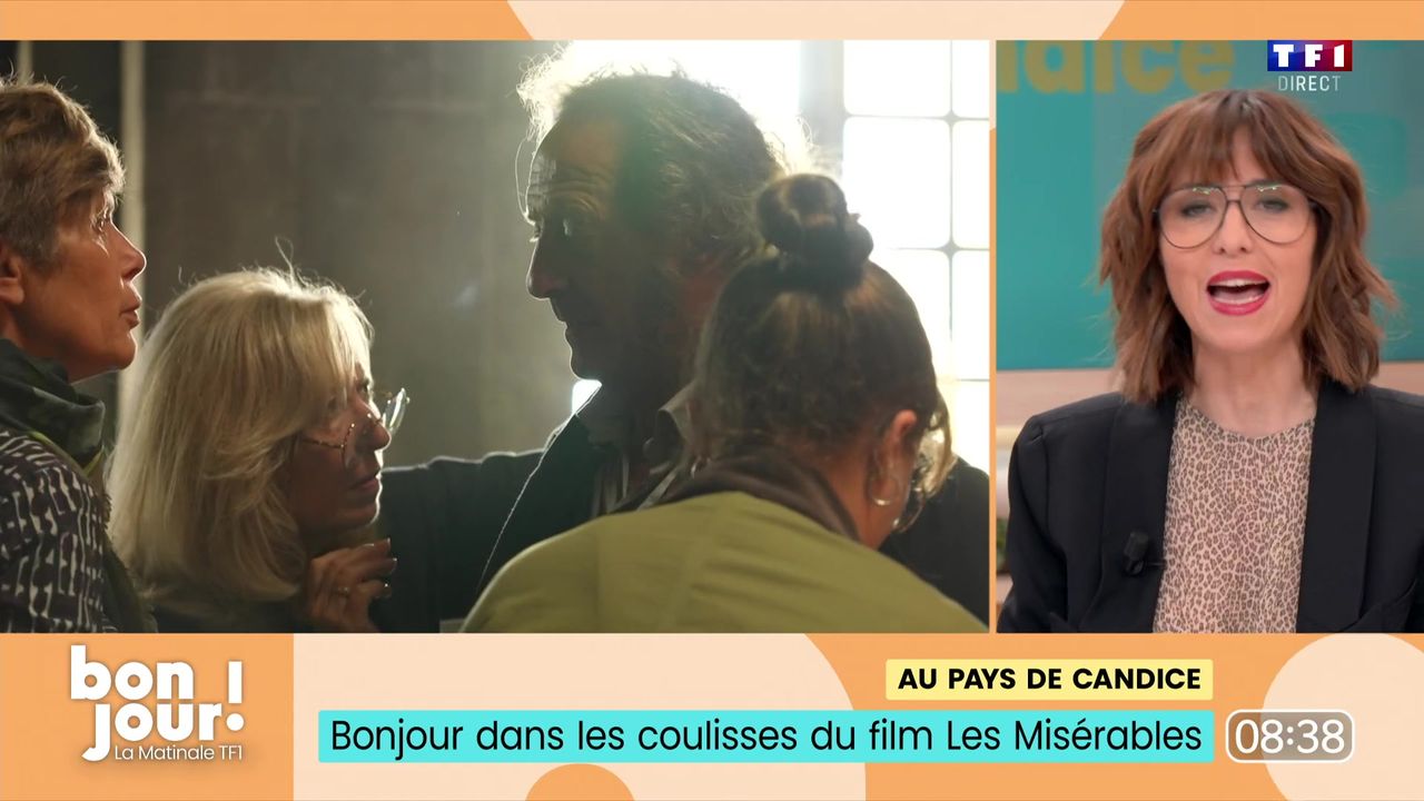 Premières images des coulisses du film Les Misérables dévoilées par Candice Mahout