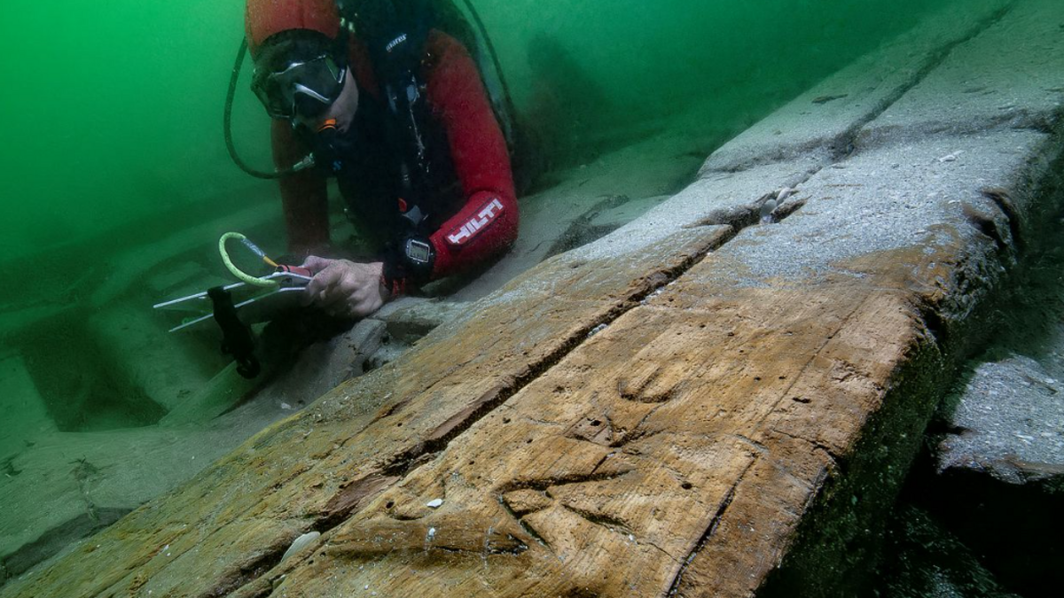 Épave antique d’un bateau près d’Alexandrie