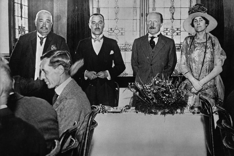 Ahmed Zeiwar Pacha à Londres en 1925