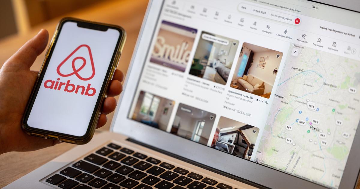 Affichage d'annonces Airbnb en Espagne (capture d'écran)