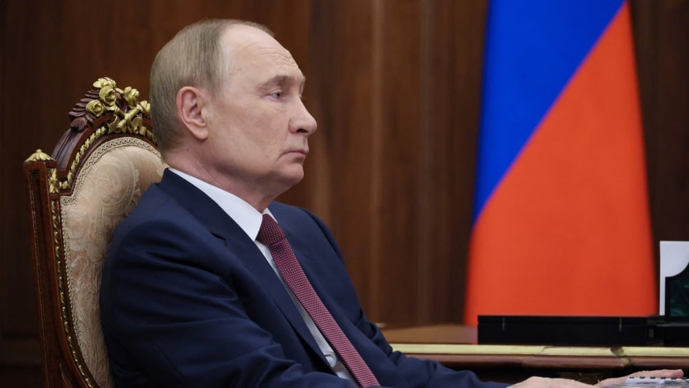 Poutine lors d'une conférence sur l'Ukraine