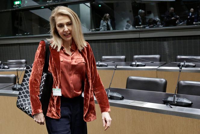 La présidente de Radio France, Sibyle Veil, lors de son audition devant la commission d’enquête sur l’audiovisuel public