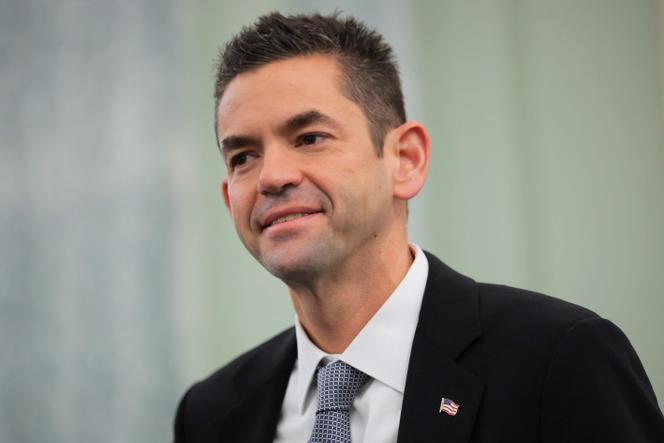 Jared Isaacman lors de son audition au Sénat