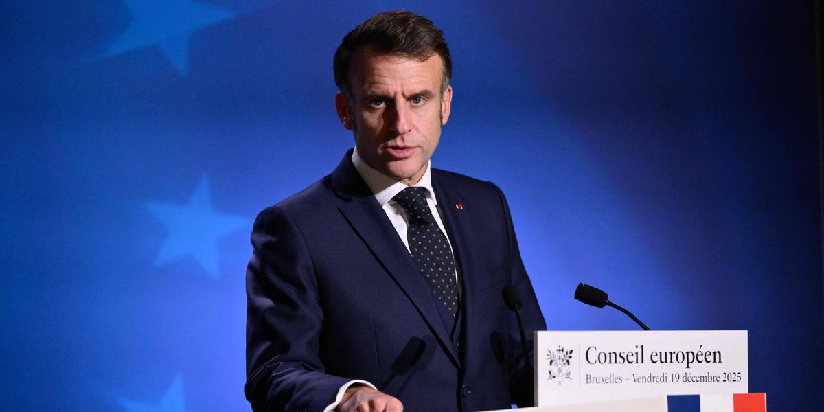 Macron et Poutine lors d'un échange sur l'Ukraine