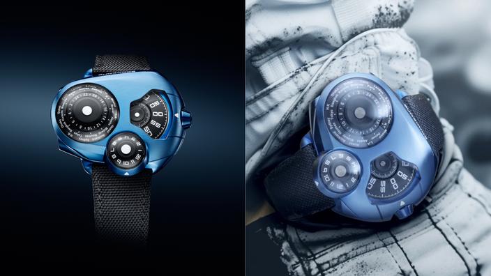 SpaceOne Worldtimer Blue
