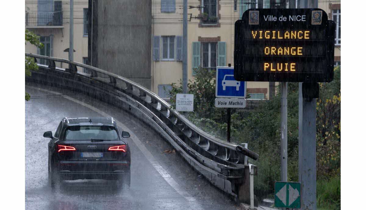 Cinq départements du sud en vigilance orange pour pluie-inondation et crues
