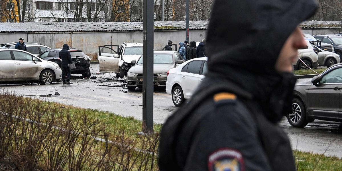 Zone bouclée après l’explosion à Moscou