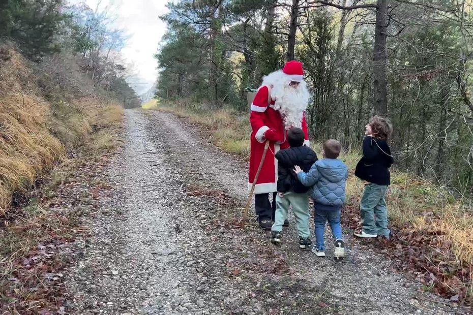 Trains du Père Noël sur la ligne Rivesaltes-Axat