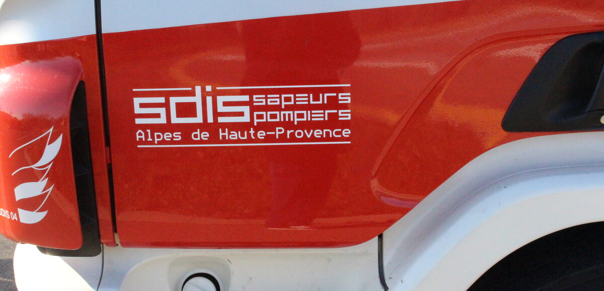 Photo d'un accident de moto dans les Alpes-de-Haute-Provence