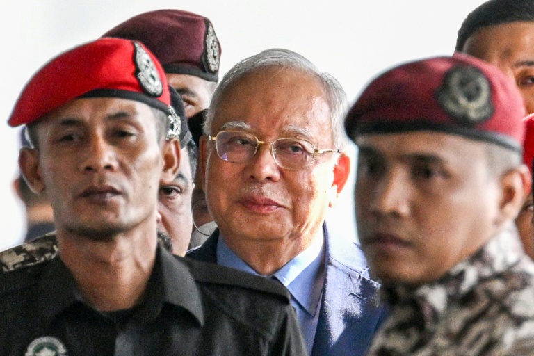 Najib Razak lors d