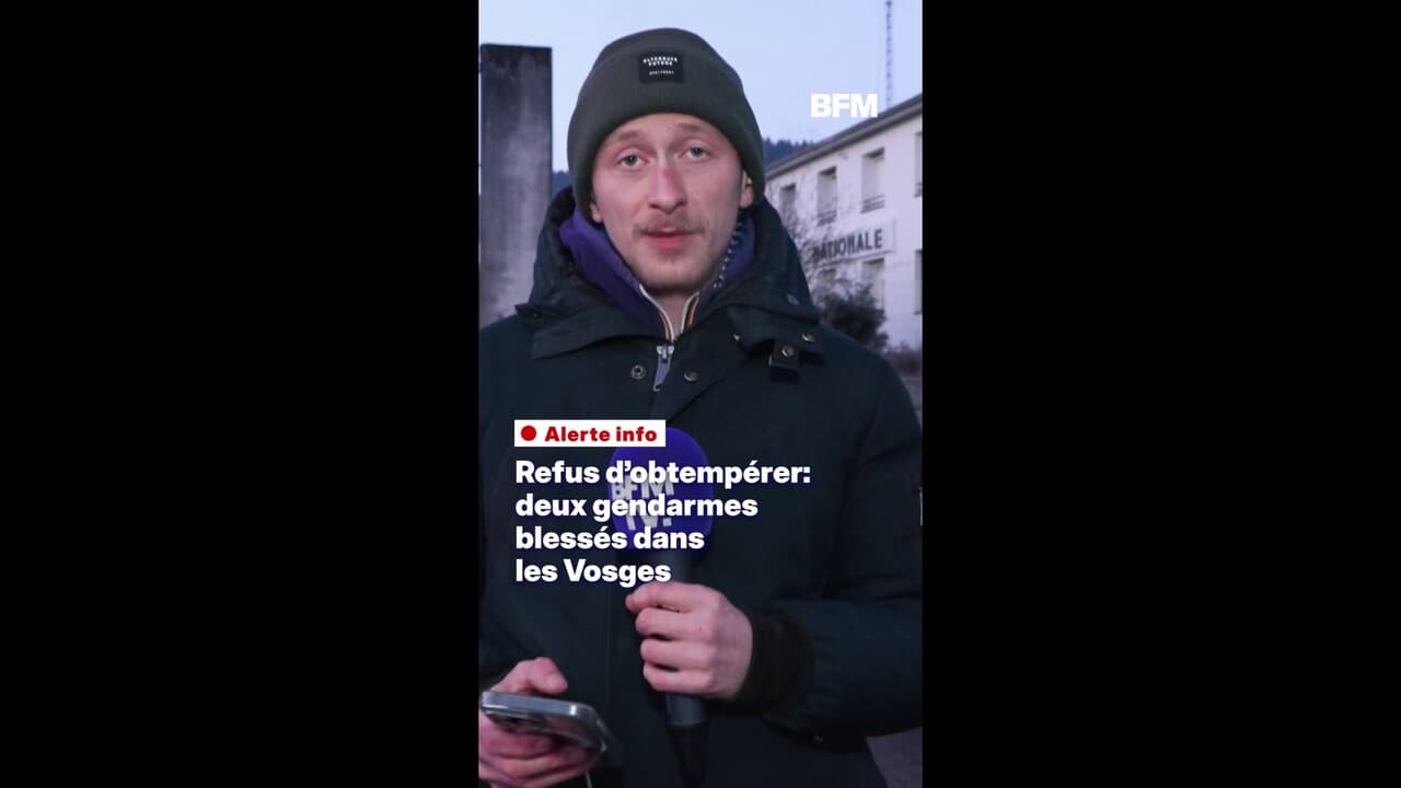 Renversement de deux gendarmes dans les Vosges à Chavelot