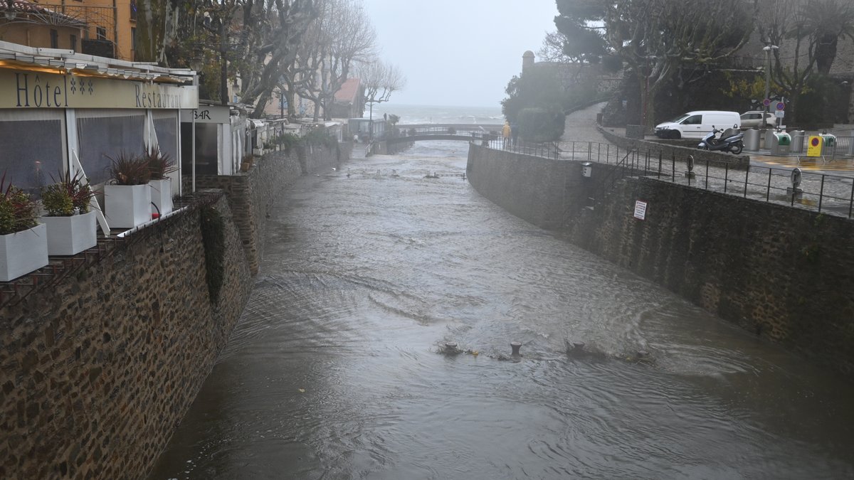 Vue générale des pluies et inondations