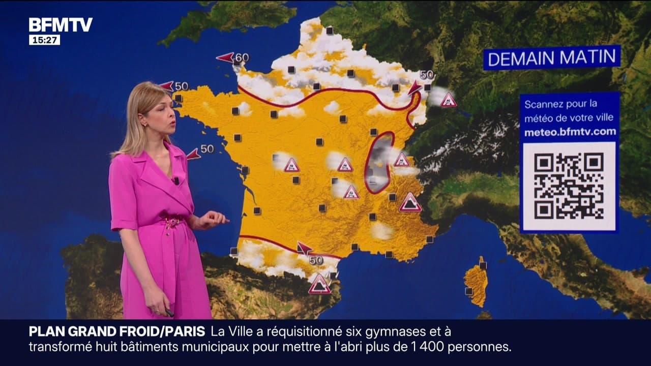 Carte météo dominicale France 28 décembre 2025