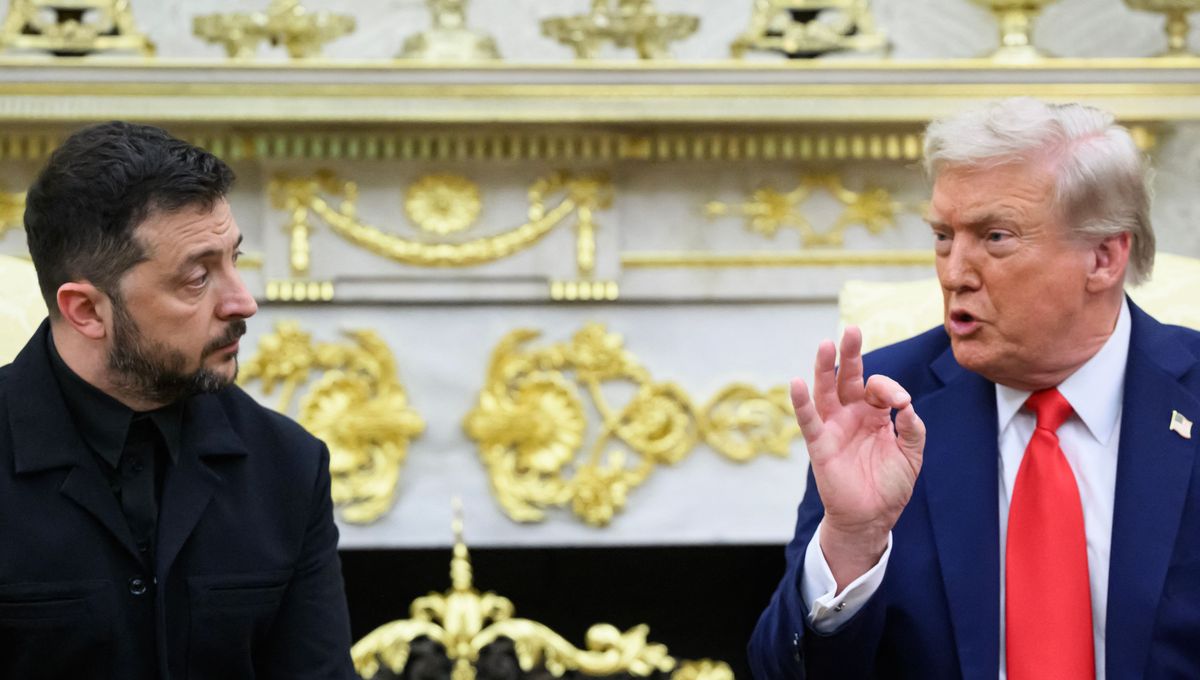 Zelensky et Trump lors d'une rencontre en Floride