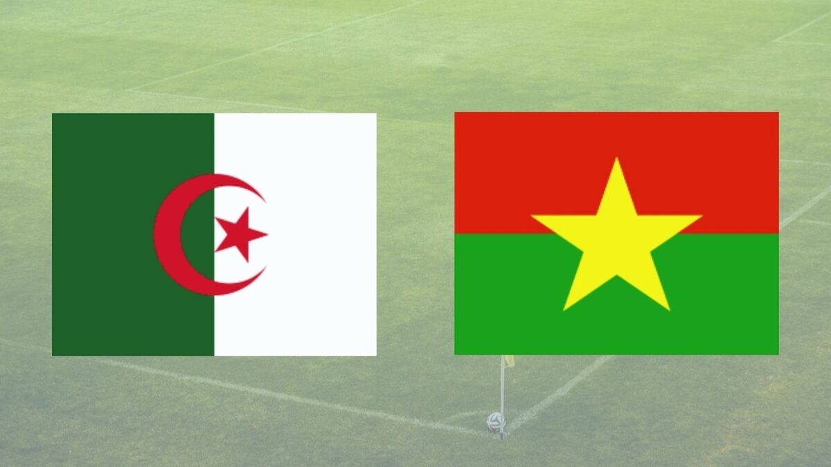 Affiche du match Algérie - Burkina Faso en CAN
