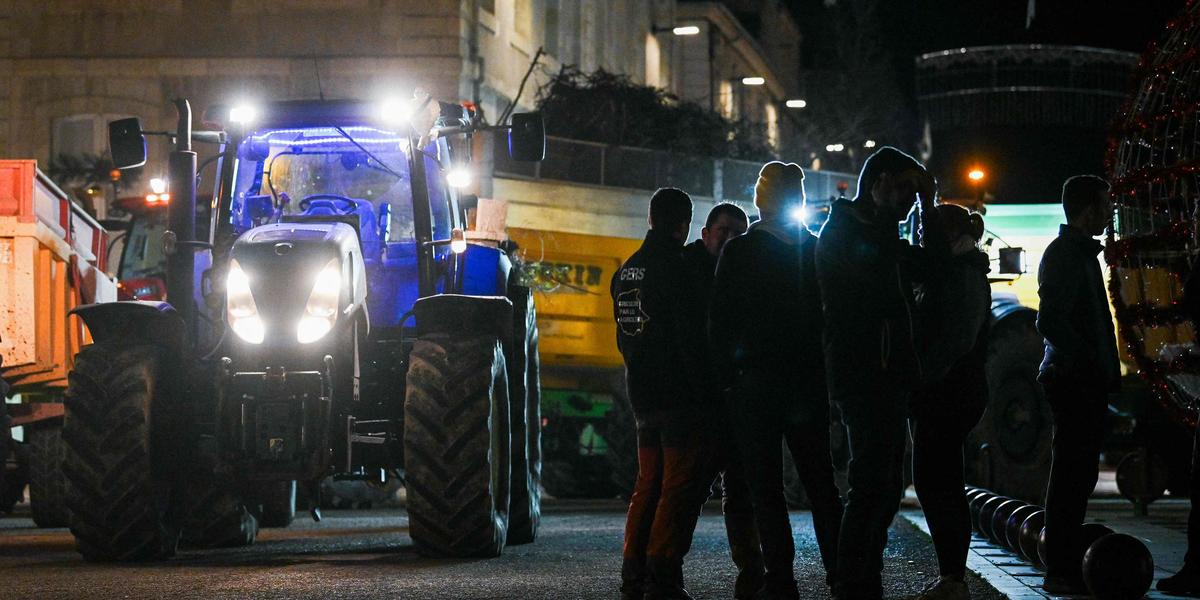 Manifestation agricole à Auch, Gers