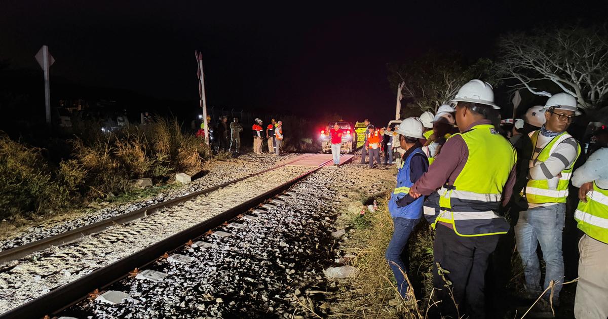 Locomotive principale déraillée au Mexique