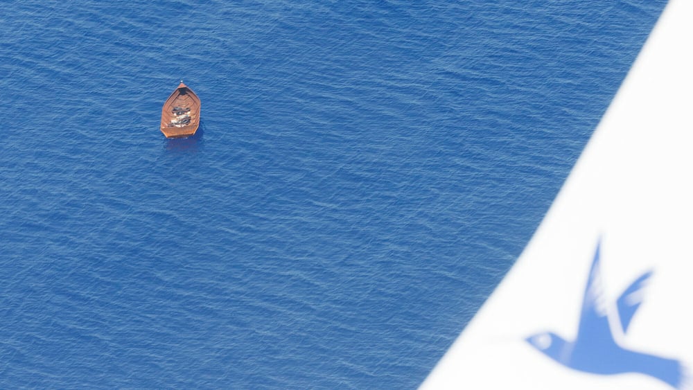 Embarcation vide près de Lampedusa, reportage