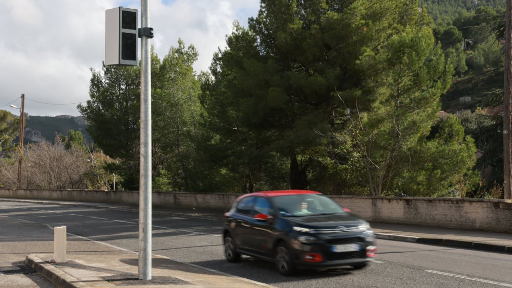 Nouveau radar routier sur la Gineste