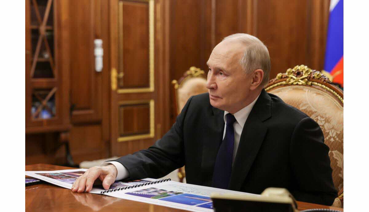 Vladimir Poutine lors de ses vœux du Nouvel An