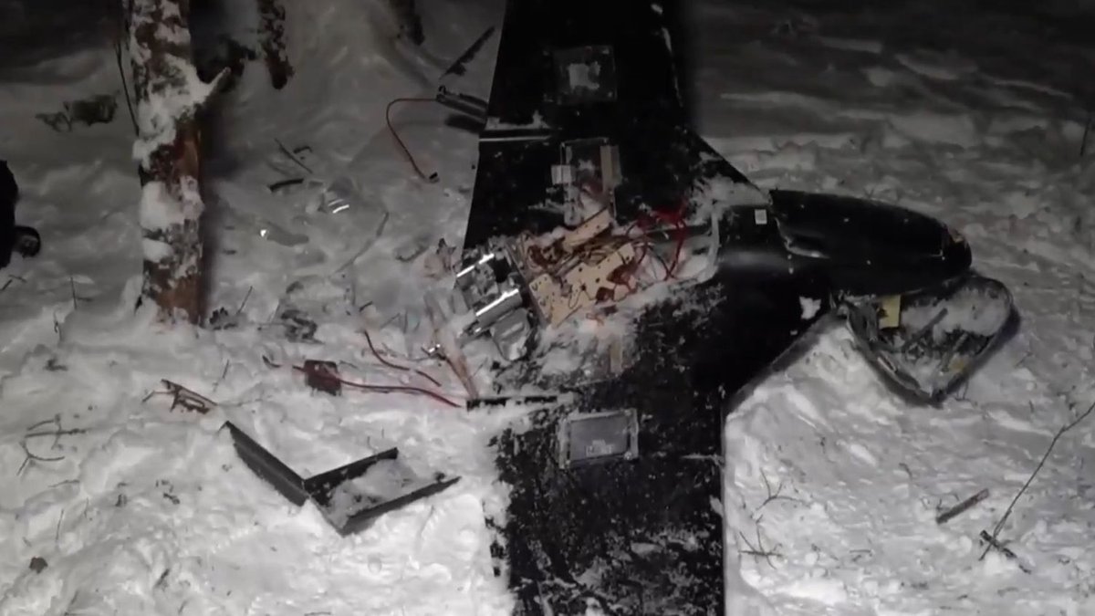 Drone utilisé dans l’incident présumé, publié par Moscou