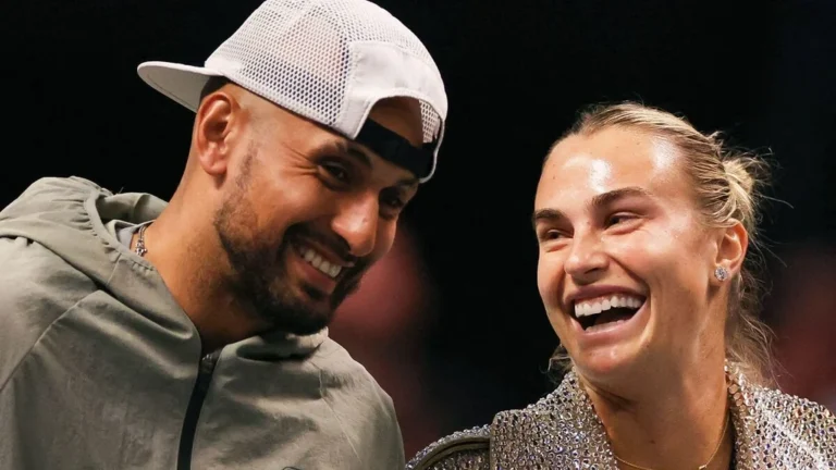 Nick Kyrgios remporte un match d'exhibition contre Aryna Sabalenka à Dubaï