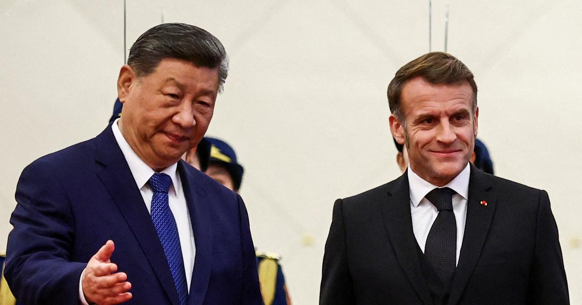 Macron et Xi Jinping lors d